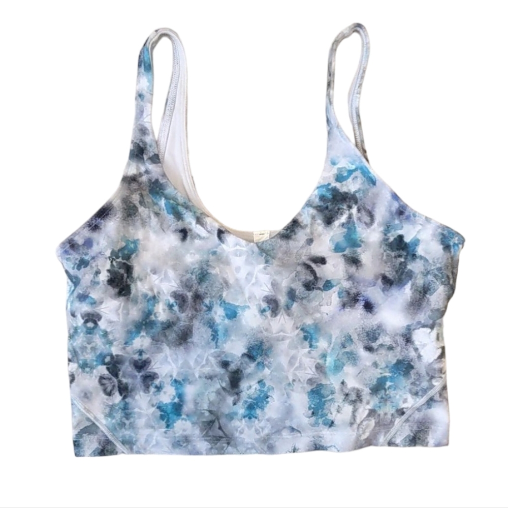 Lululemon Align Tank Crop Top Kaleidofloral Multi Size 10 - Picture 1 of 6
